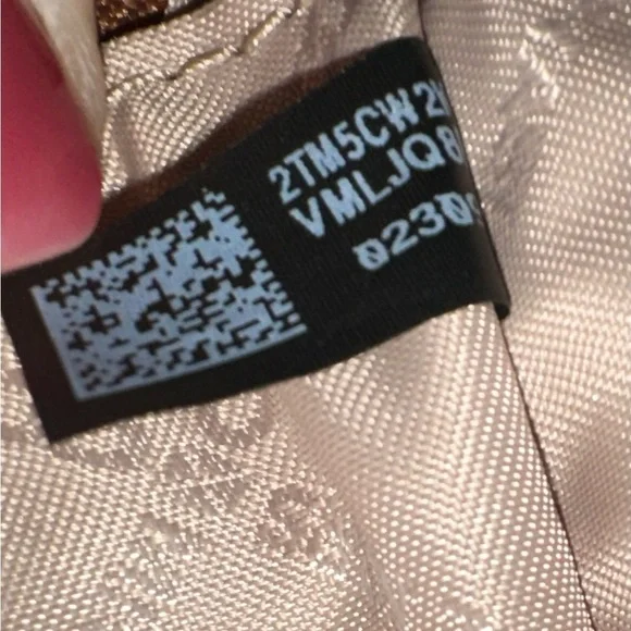 Michael Kors Jet Set Large East West Crossbody Bag Metallic Gold Signature NWT - Picture 14 of 14